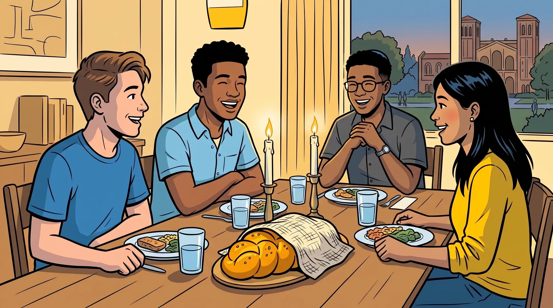 students-shabbat-dinner